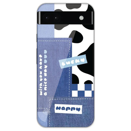 Cow Print Collage - Printed Silicone Case For Google Pixel 6A