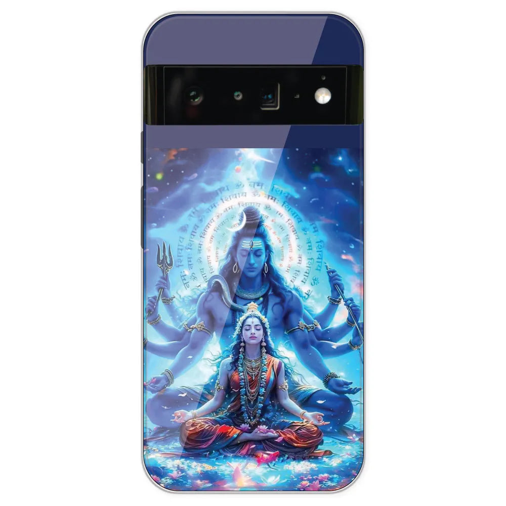Shiv Parvati - Printed Silicone Case For Google Pixel 6 Pro