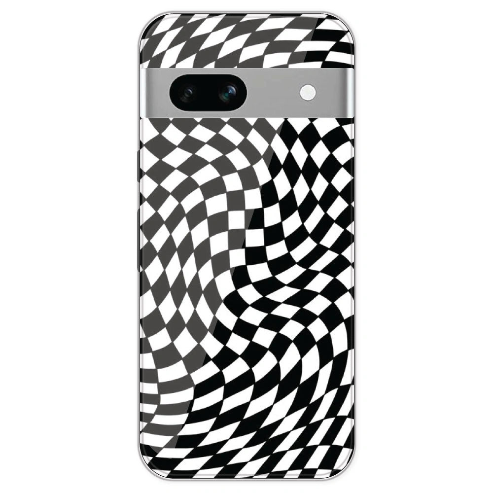Checks - Printed Silicone Case For Google Pixel 7A
