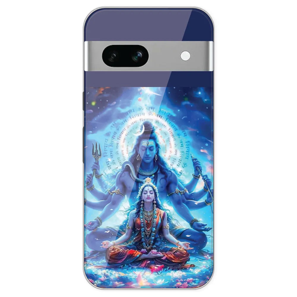 Shiv Parvati - Printed Silicone Case For Google Pixel 7A