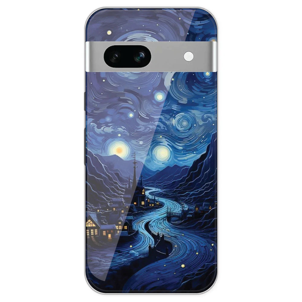 The Starry Night - Printed Silicone Case For Google Pixel 7A