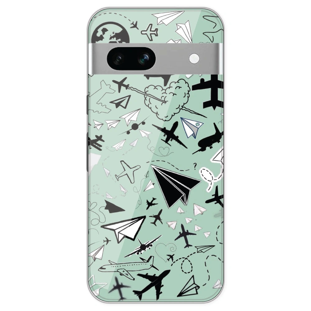 Planes - Printed Silicone Case For Google Pixel 7A