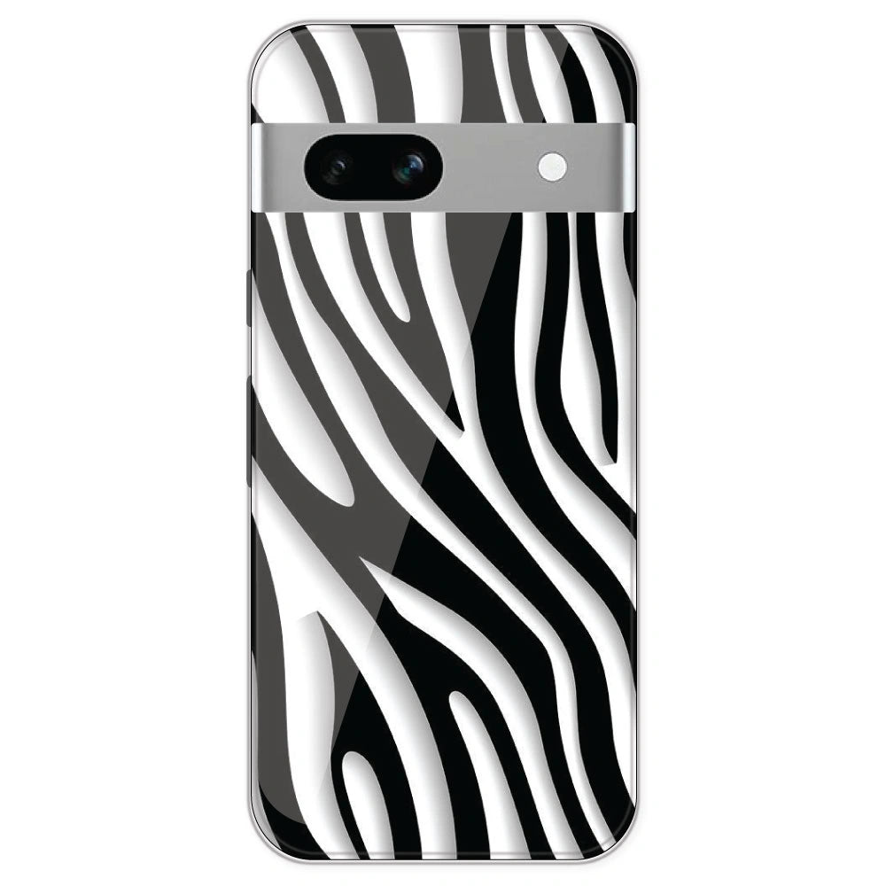 Zebra Print - Printed Silicone Case For Google Pixel 7A