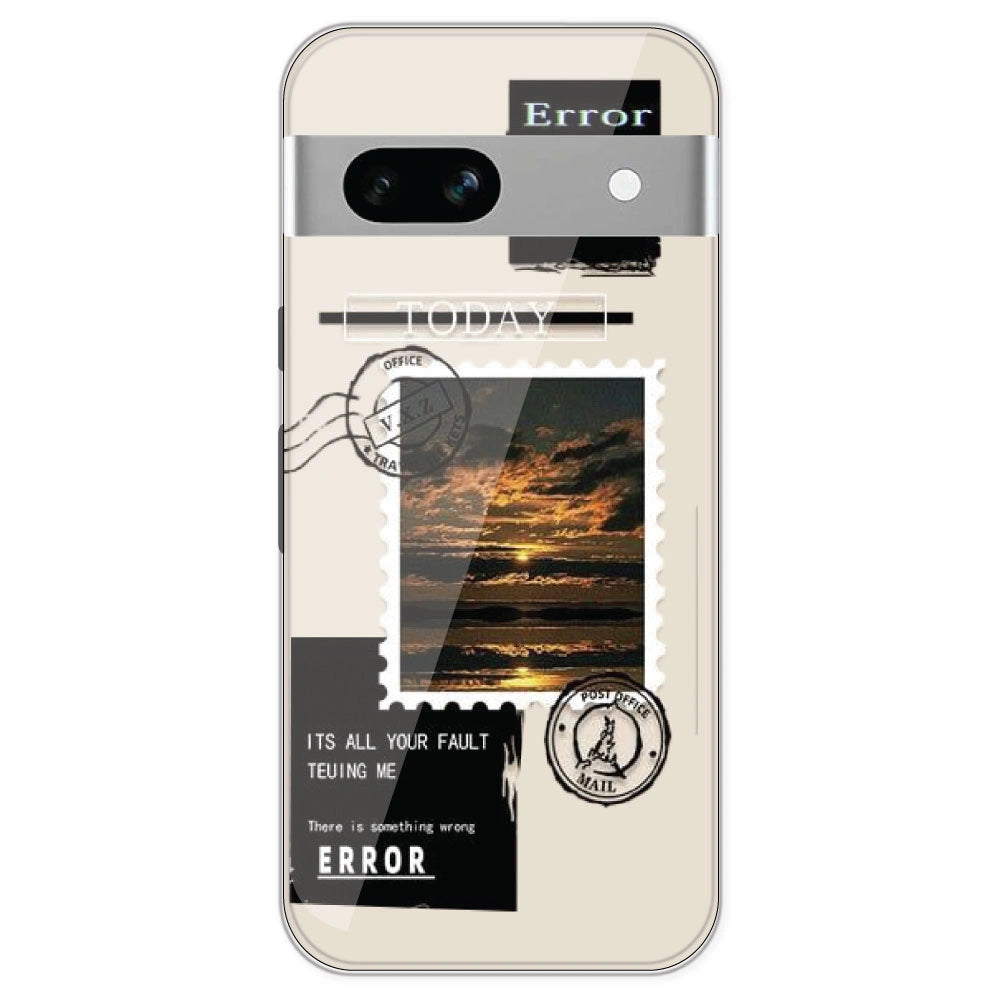 Post Card - Printed Silicone Case For Google Pixel 7A