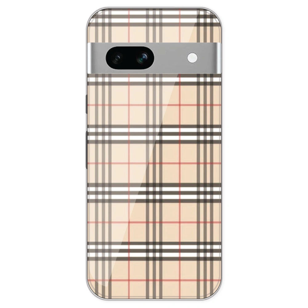 Yellow Checks - Printed Silicone Case For Google Pixel 7A