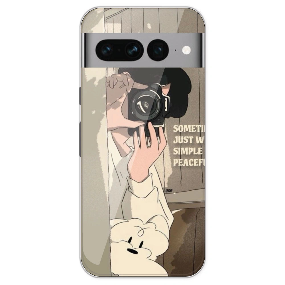 Book Collage - Printed Silicone Case For Google Pixel 7 Pro