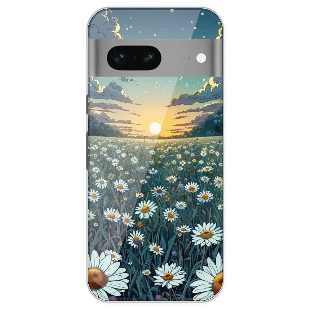 Daisy Sunset - Printed Silicone Case For Google Pixel 7