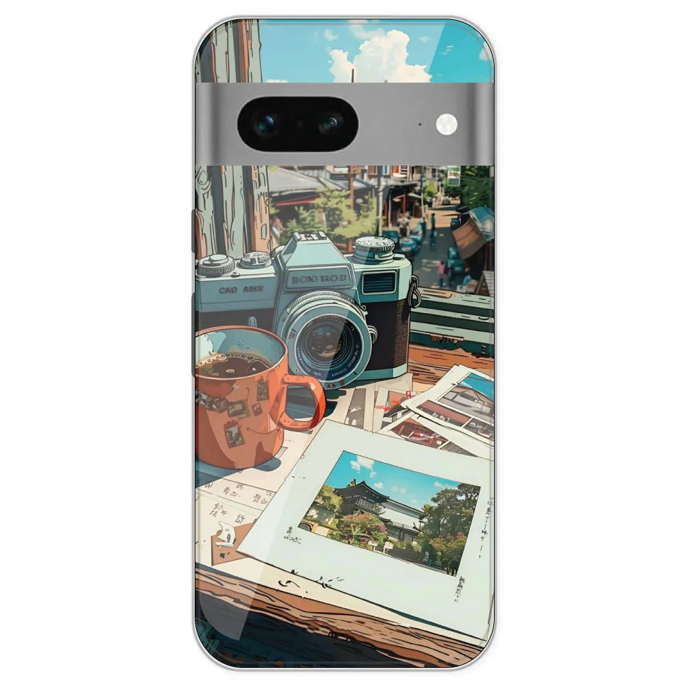 Vintage Camera - Printed Silicone Case For Google Pixel 7