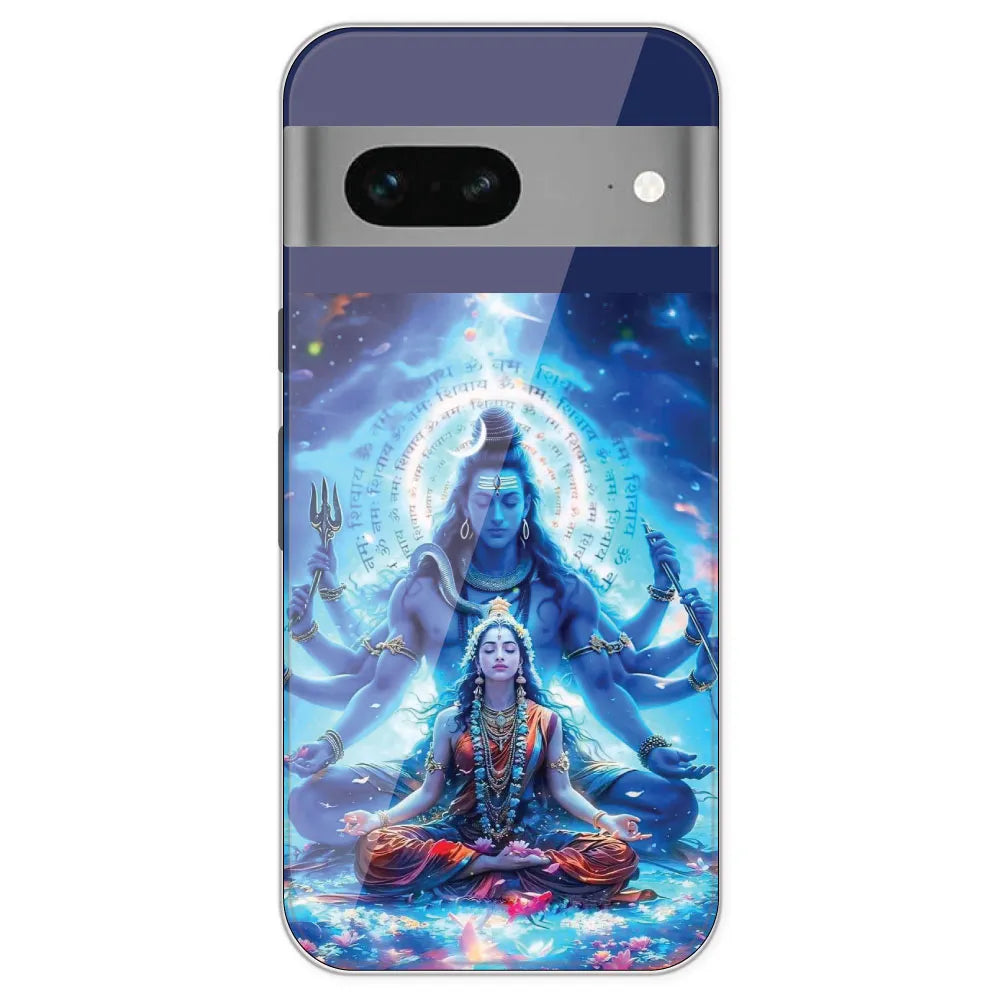 Shiv Parvati - Printed Silicone Case For Google Pixel 7