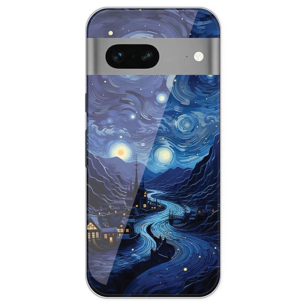 The Starry Night - Printed Silicone Case For Google Pixel 7