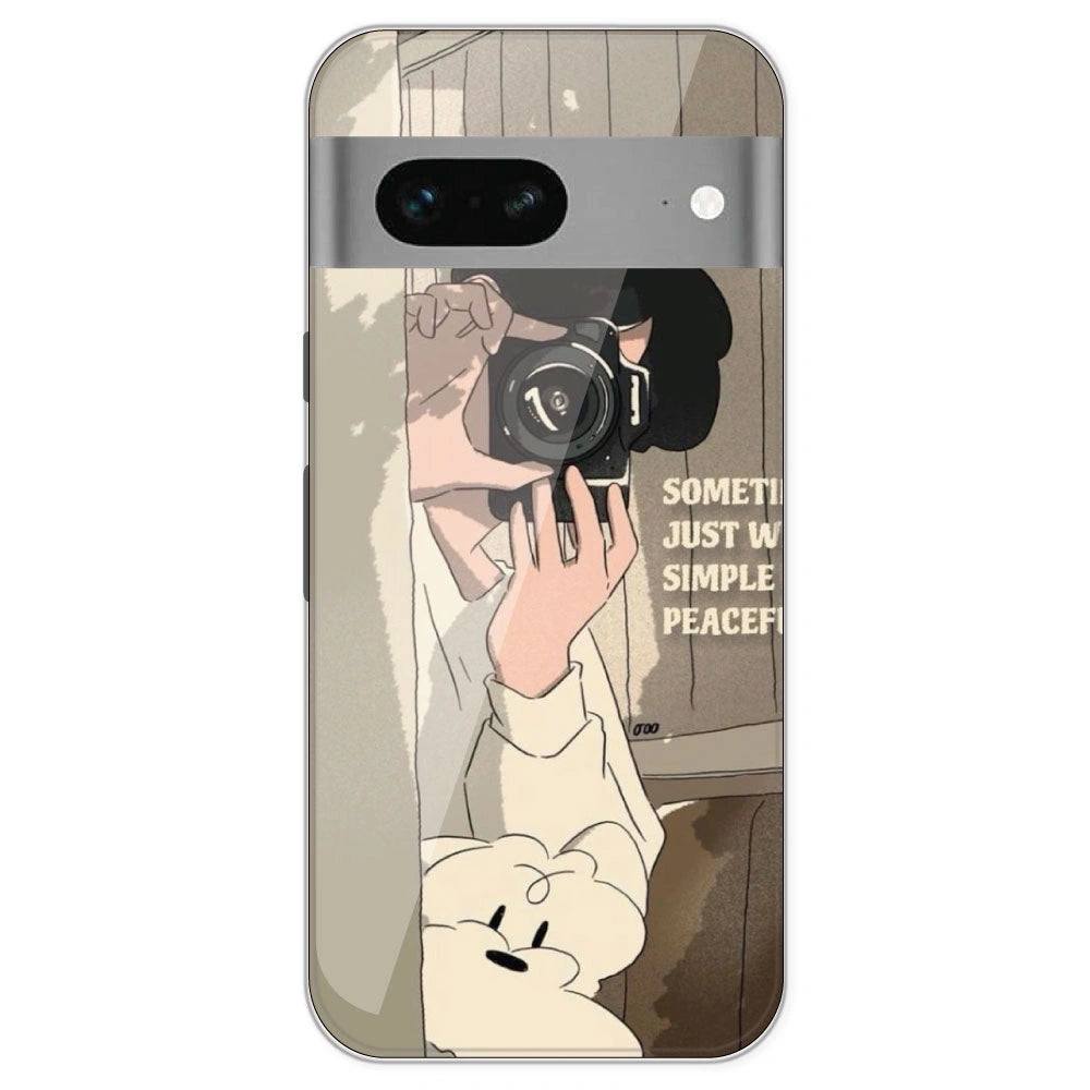 Book Collage - Printed Silicone Case For Google Pixel 7