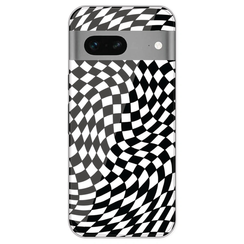 Checks - Printed Silicone Case For Google Pixel 7