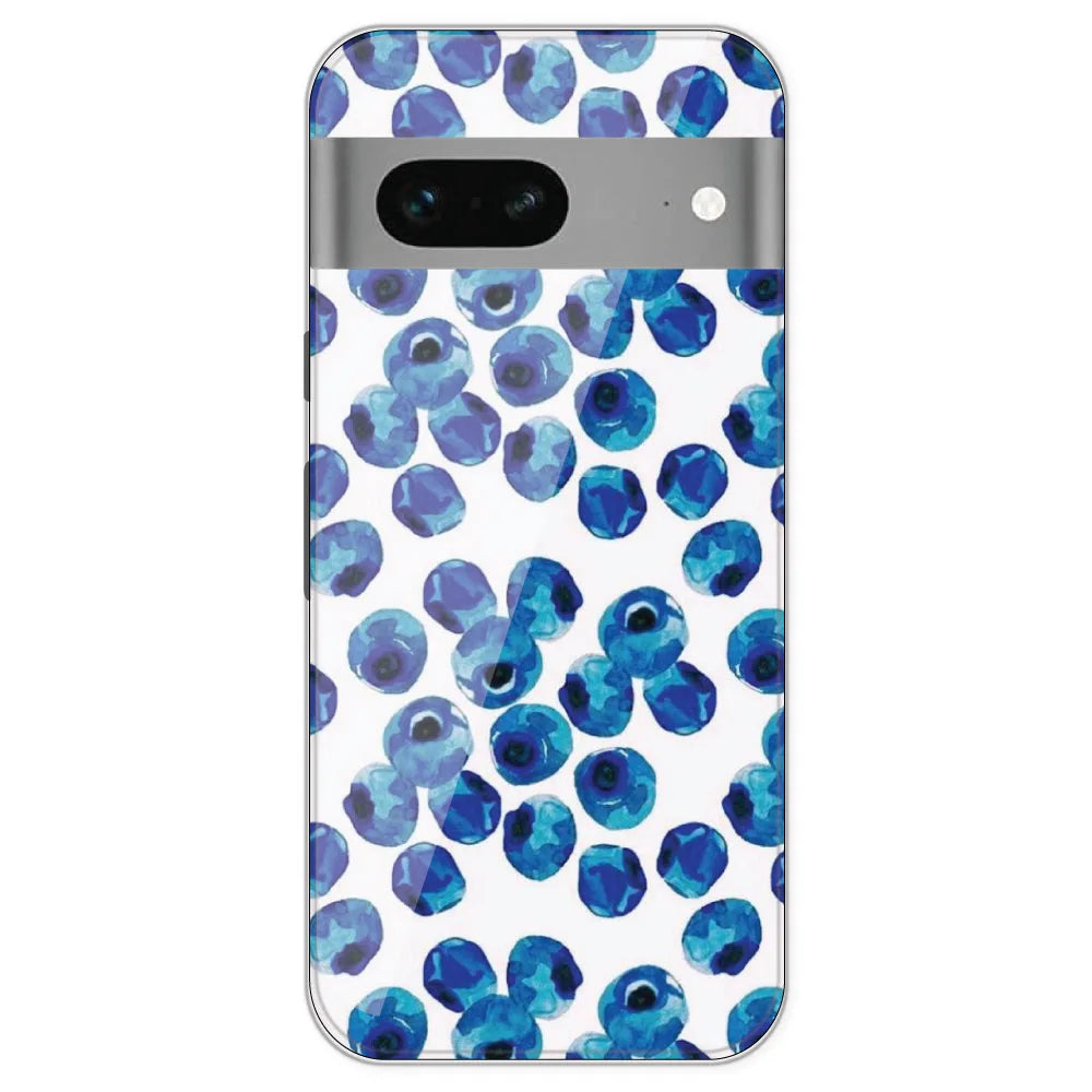 Blueberries - Printed Silicone Case For Google Pixel 7