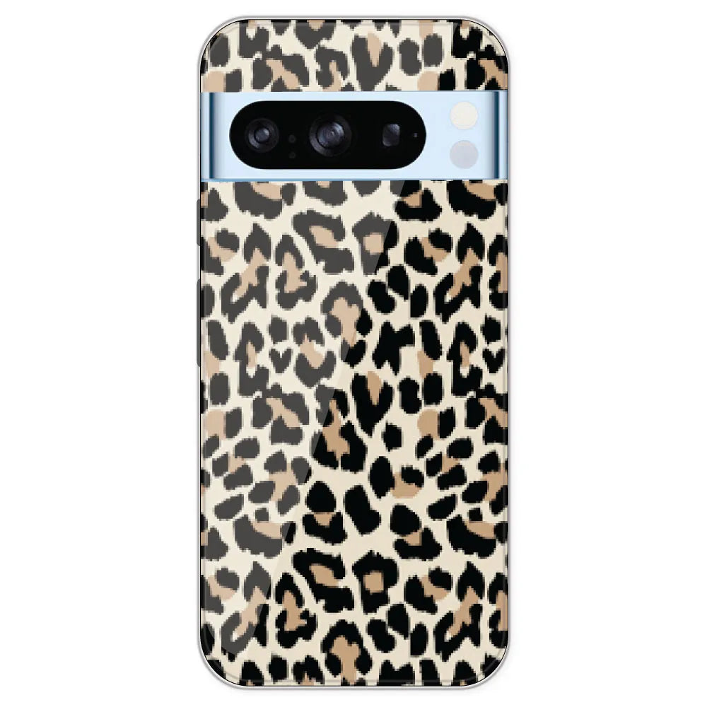 Leopard Print - Printed Silicone Case For Google Pixel 8 Pro