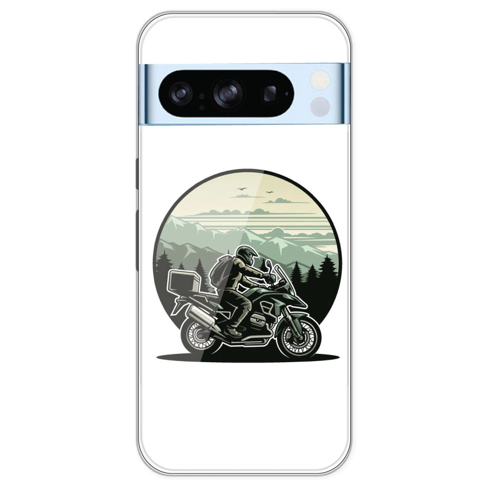 Biker - Printed Silicone Case For Google Pixel 8 Pro
