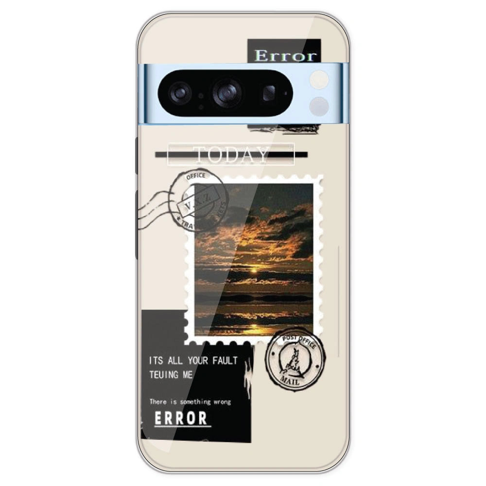Post Card - Printed Silicone Case For Google Pixel 8 Pro
