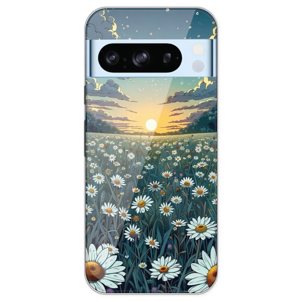 Daisy Sunset - Printed Silicone Case For Google Pixel 8 Pro