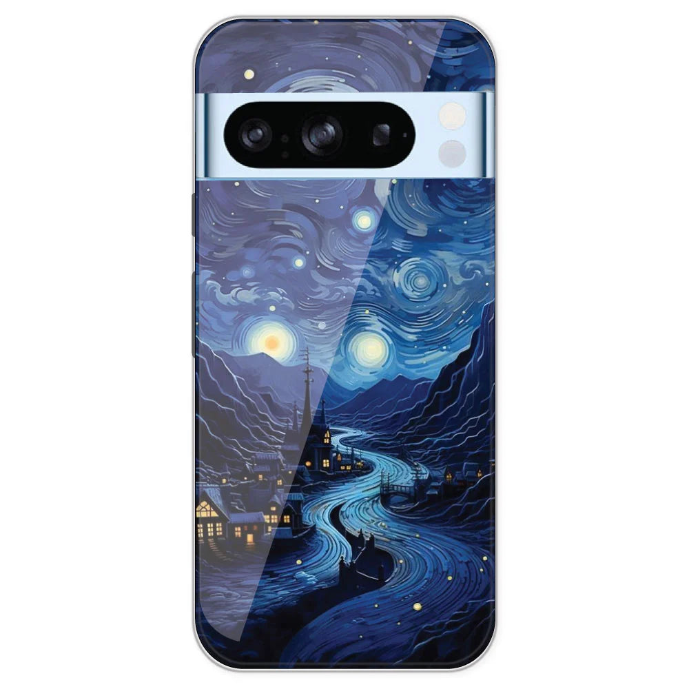 The Starry Night - Printed Silicone Case For Google Pixel 8 Pro