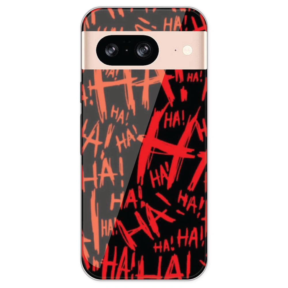 Ha ! - Printed Silicone Case For Google Pixel 8