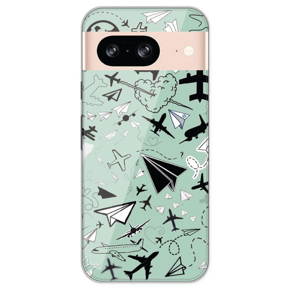 Planes - Printed Silicone Case For Google Pixel 8