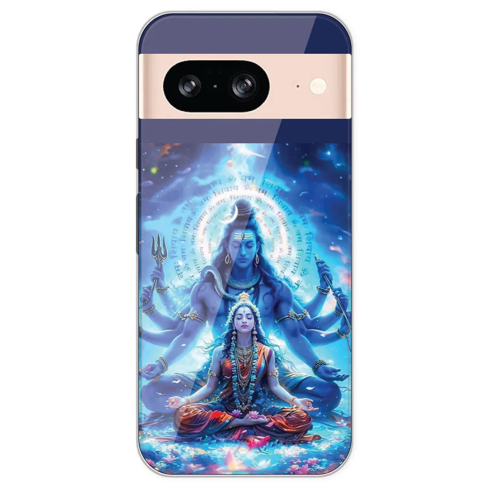 Shiv Parvati - Printed Silicone Case For Google Pixel 8