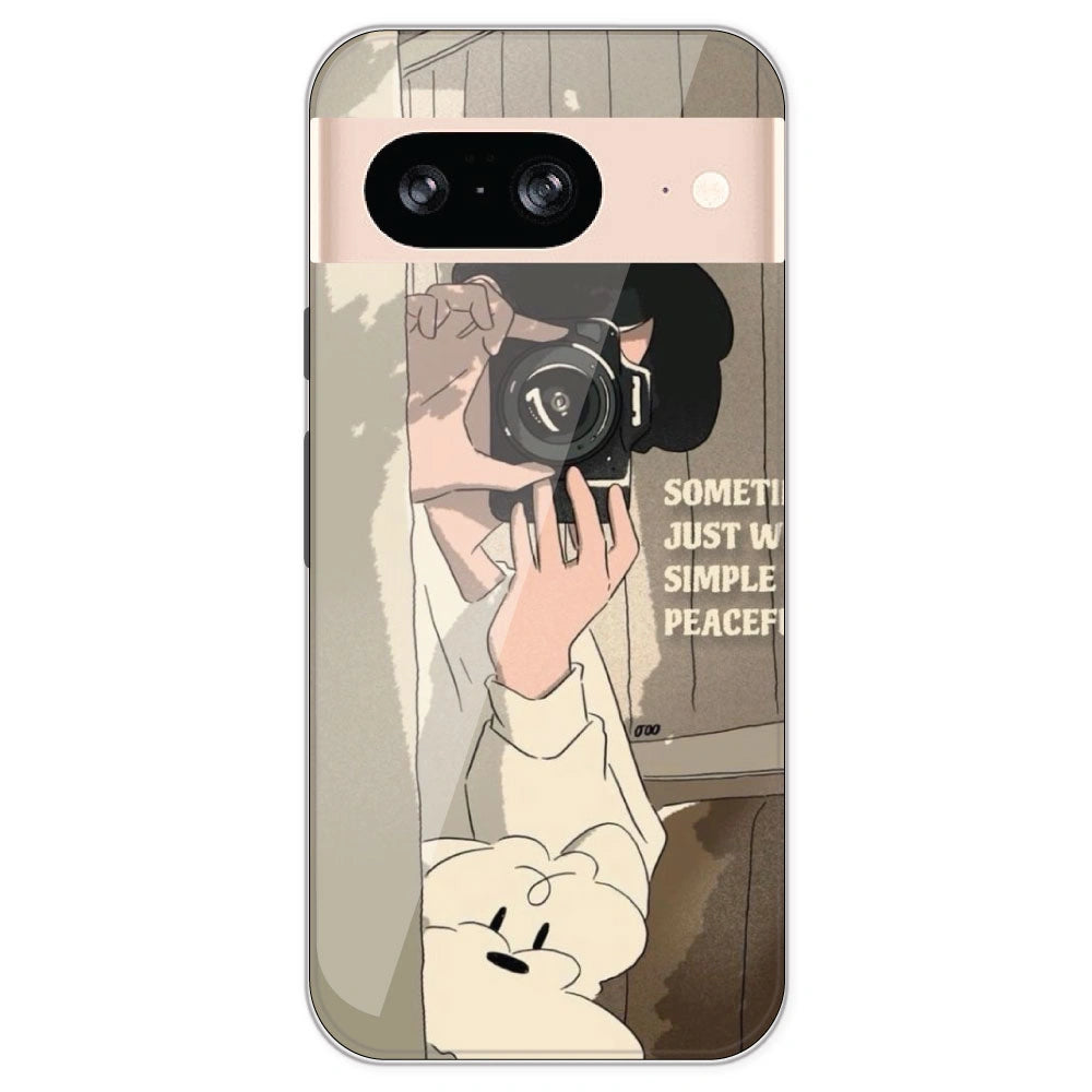 Book Collage - Printed Silicone Case For Google Pixel 8