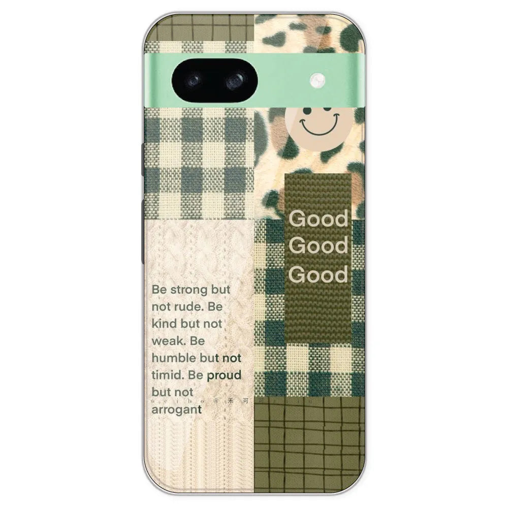 Patchwork Positivity - Printed Silicone Case For Google Pixel 8A