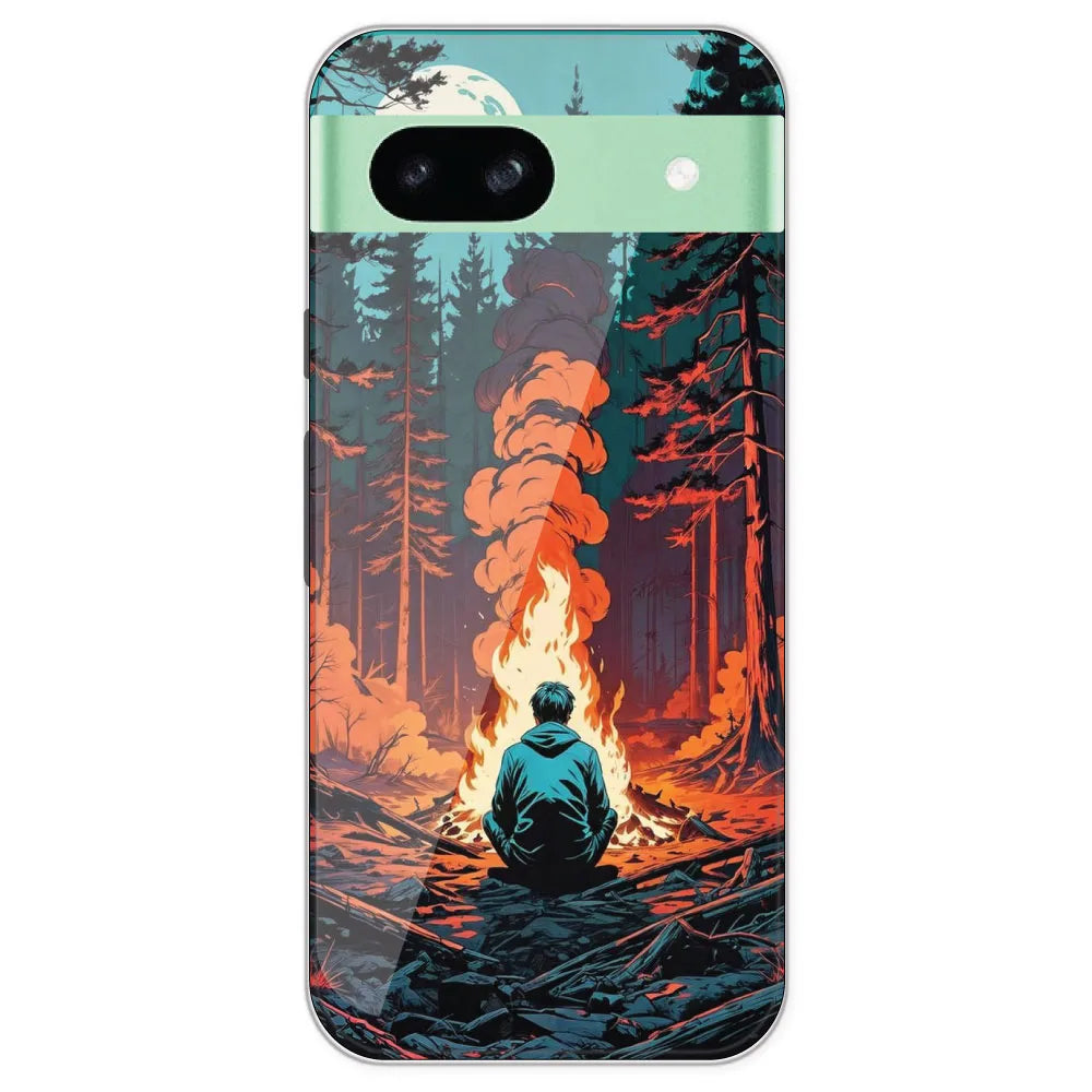 Book Collage - Printed Silicone Case For Google Pixel 8A