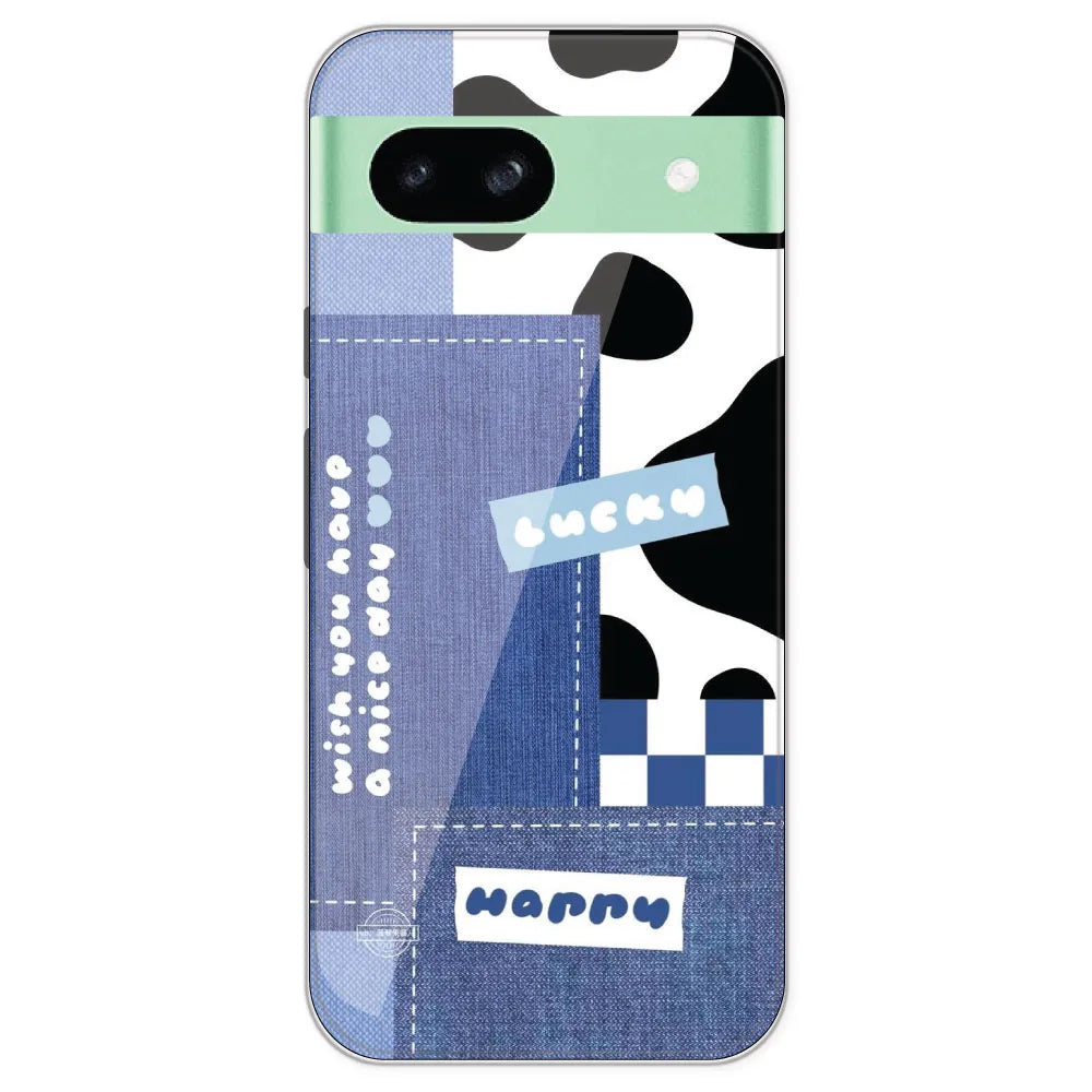 Cow Print Collage - Printed Silicone Case For Google Pixel 8A