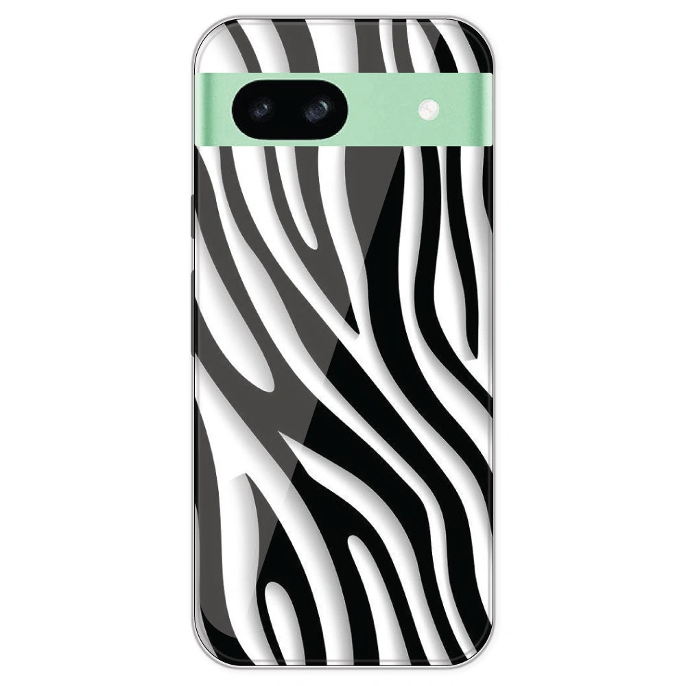 Zebra Print - Printed Silicone Case For Google Pixel 8A