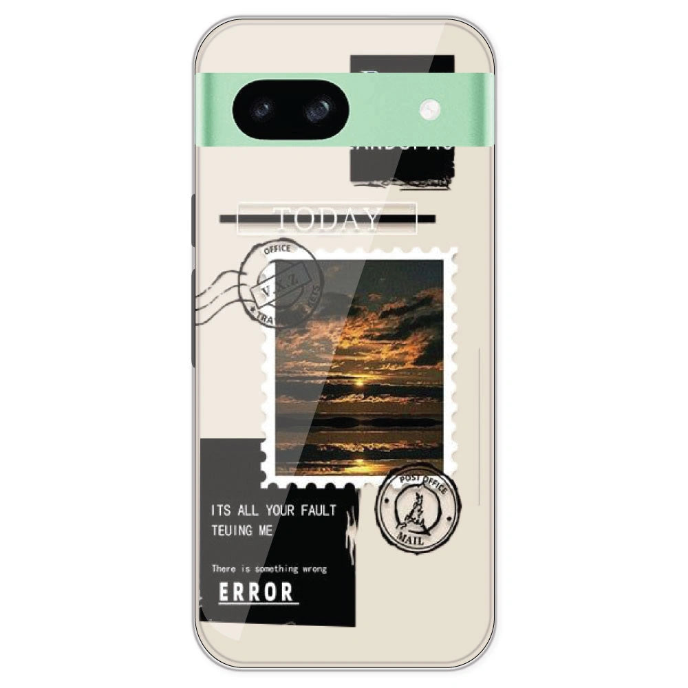 Post Card - Printed Silicone Case For Google Pixel 8A