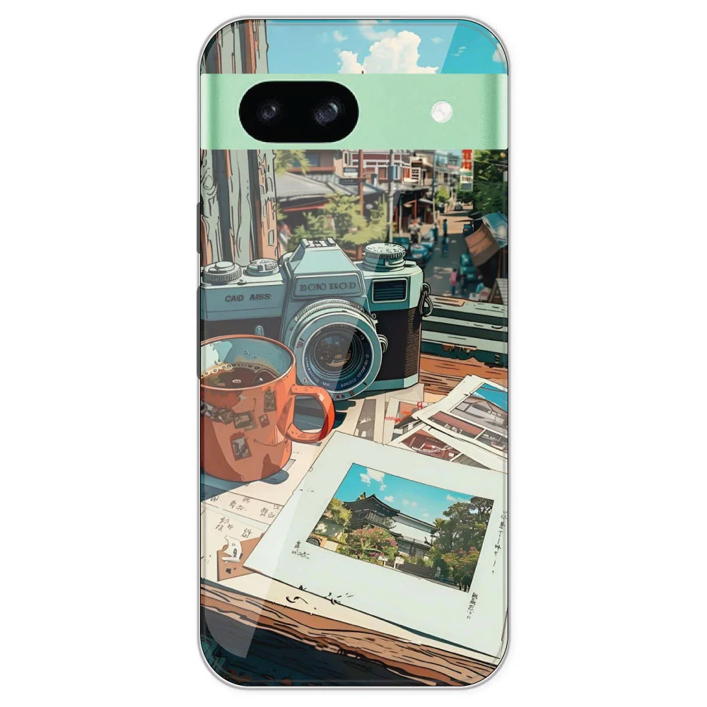 Vintage Camera - Printed Silicone Case For Google Pixel 8A