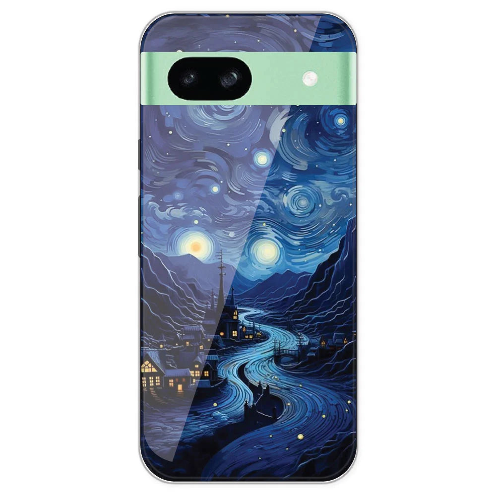 The Starry Night - Printed Silicone Case For Google Pixel 8A