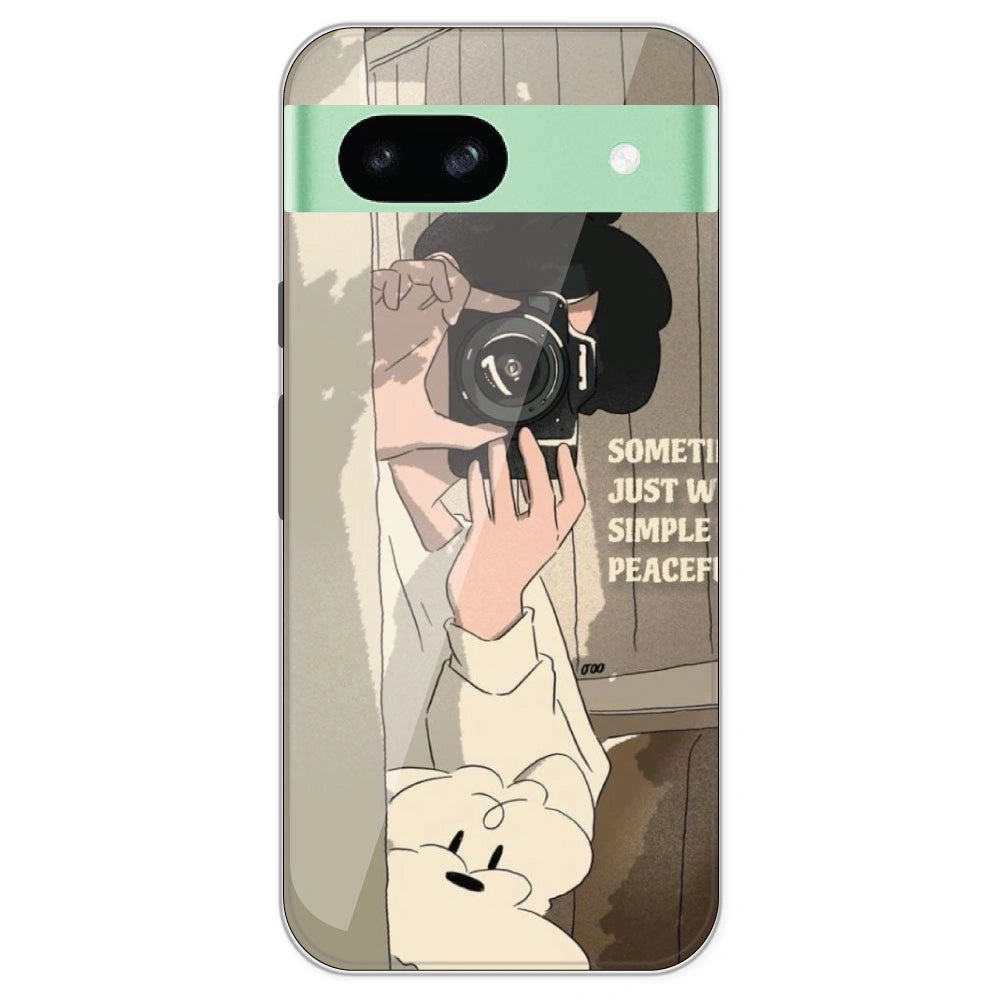 Book Collage - Printed Silicone Case For Google Pixel 8A