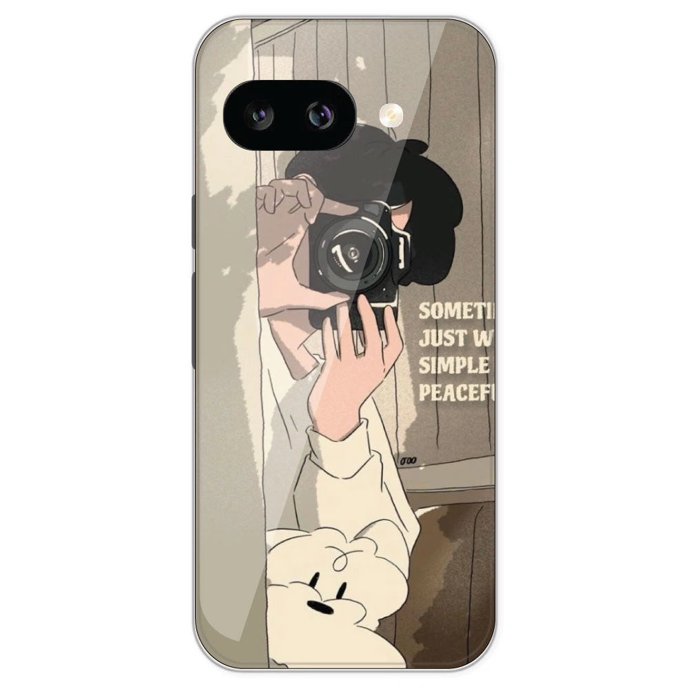 Book Collage - Printed Silicone Case For Google Pixel 9A