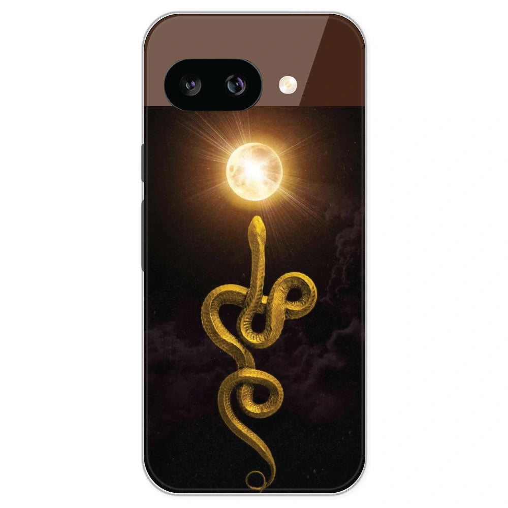 Golden Serpent - Printed Silicone Case For Google Pixel 9A