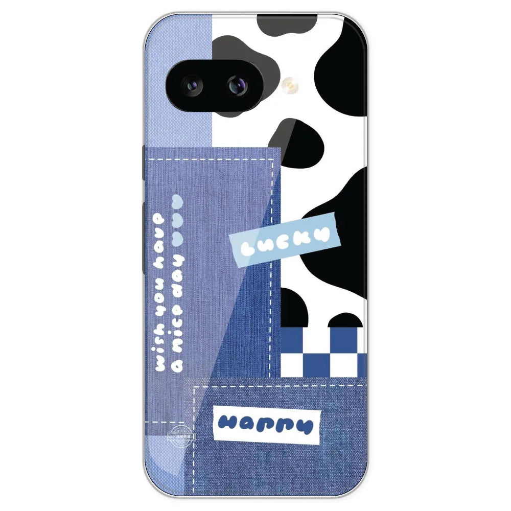 Cow Print Collage - Printed Silicone Case For Google Pixel 9A