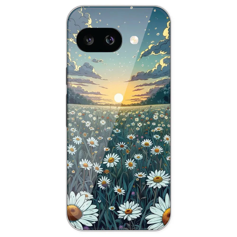 Daisy Sunset - Printed Silicone Case For Google Pixel 9A
