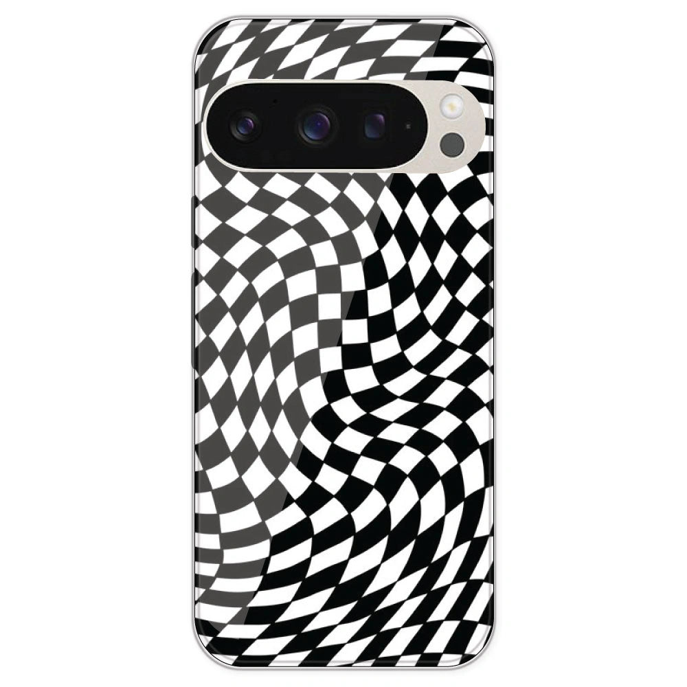 Checks - Printed Silicone Case For Google Pixel 9 Pro