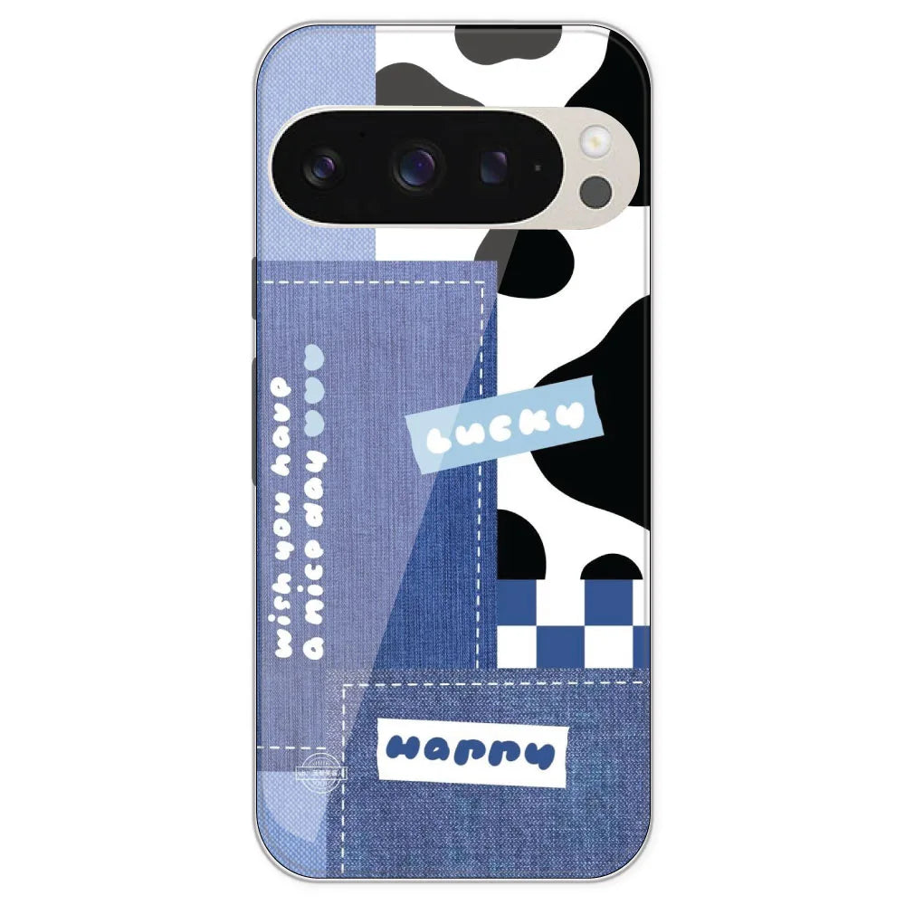 Cow Print Collage - Printed Silicone Case For Google Pixel 9 Pro