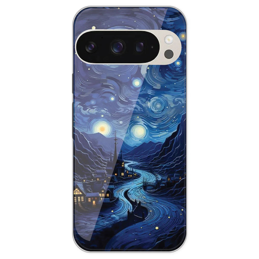 The Starry Night - Printed Silicone Case For Google Pixel 9 Pro