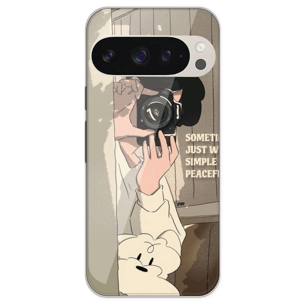 Book Collage - Printed Silicone Case For Google Pixel 9 Pro