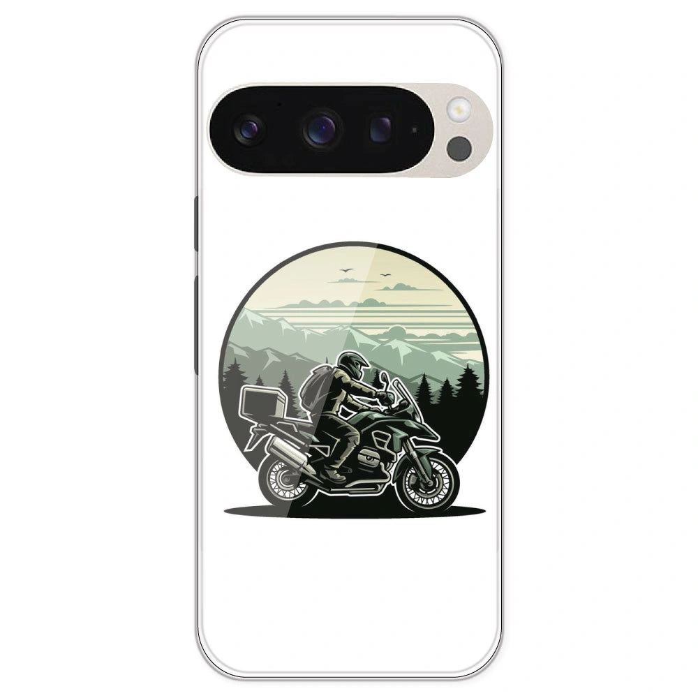 Biker - Printed Silicone Case For Google Pixel 9 Pro