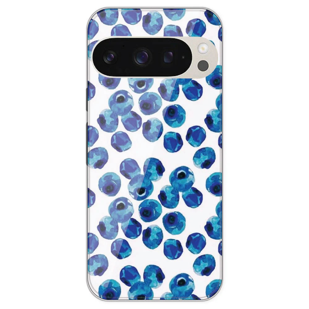 Blueberries - Printed Silicone Case For Google Pixel 9 Pro