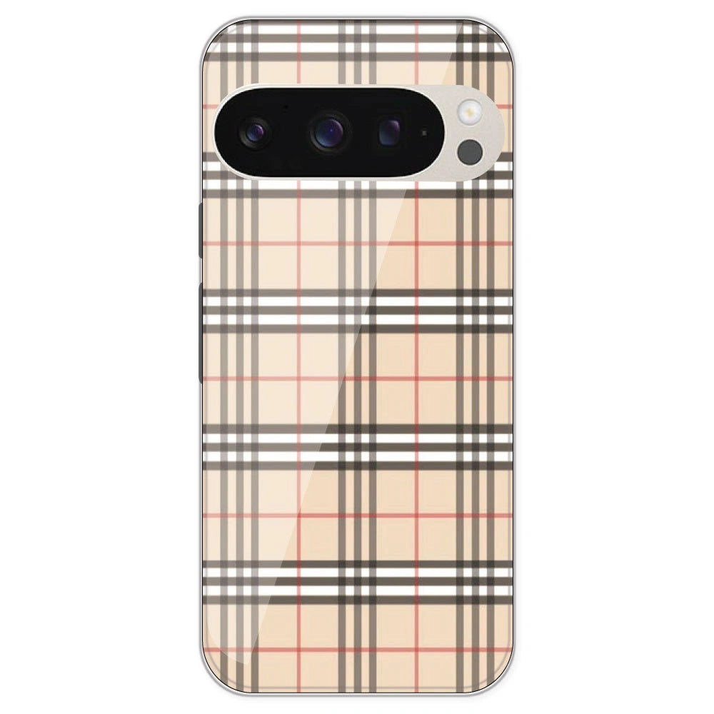 Yellow Checks - Printed Silicone Case For Google Pixel 9 Pro
