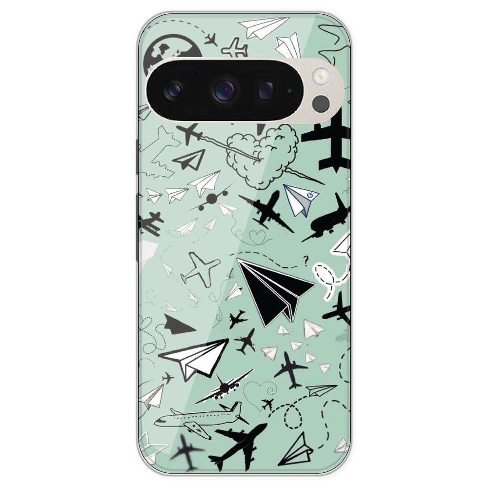 Planes - Printed Silicone Case For Google Pixel 9 Pro