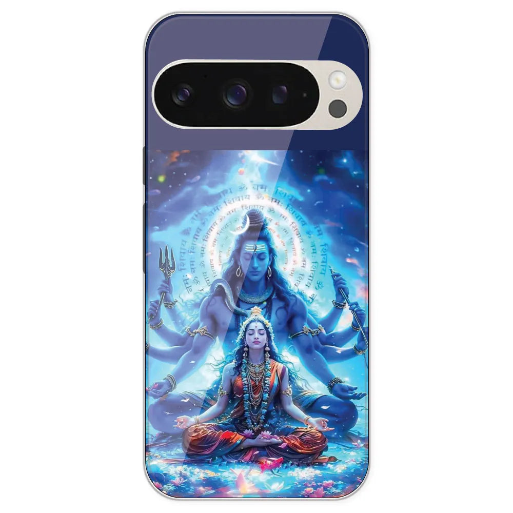 Shiv Parvati - Printed Silicone Case For Google Pixel 9 Pro