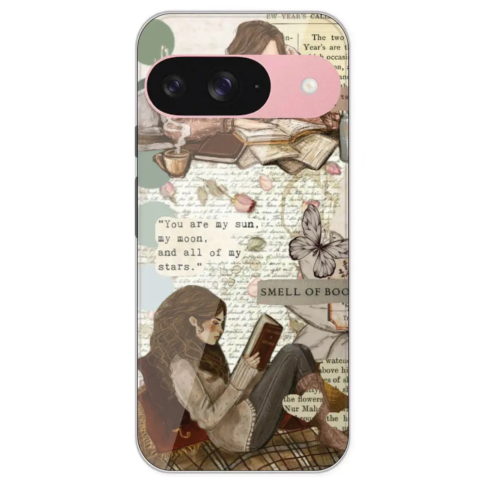 Book Collage - Printed Silicone Case For Google Pixel 9