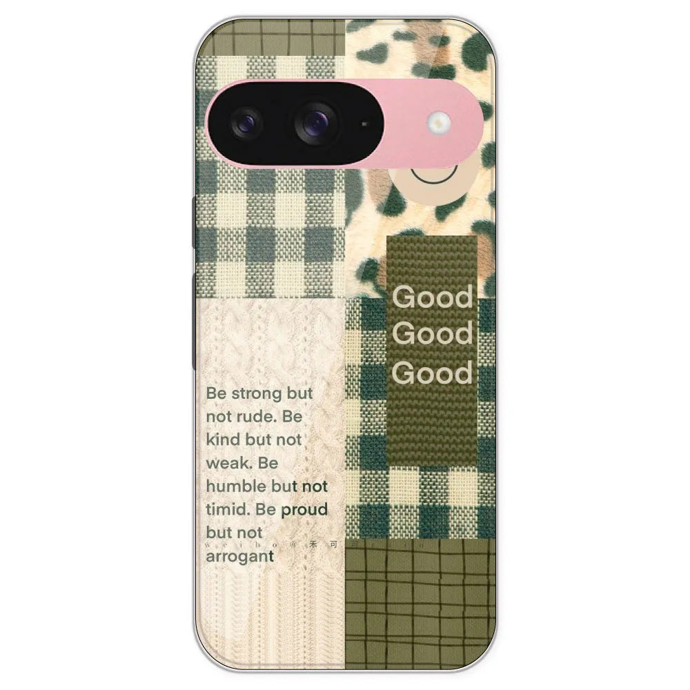 Patchwork Positivity - Printed Silicone Case For Google Pixel 9
