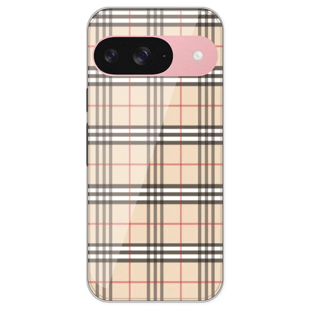 Yellow Checks - Printed Silicone Case For Google Pixel 9